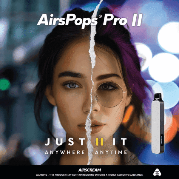 Airscream Airspops Pro II 氣泡2代可調瓦電子煙主機空倉煙彈官網：圖片 3