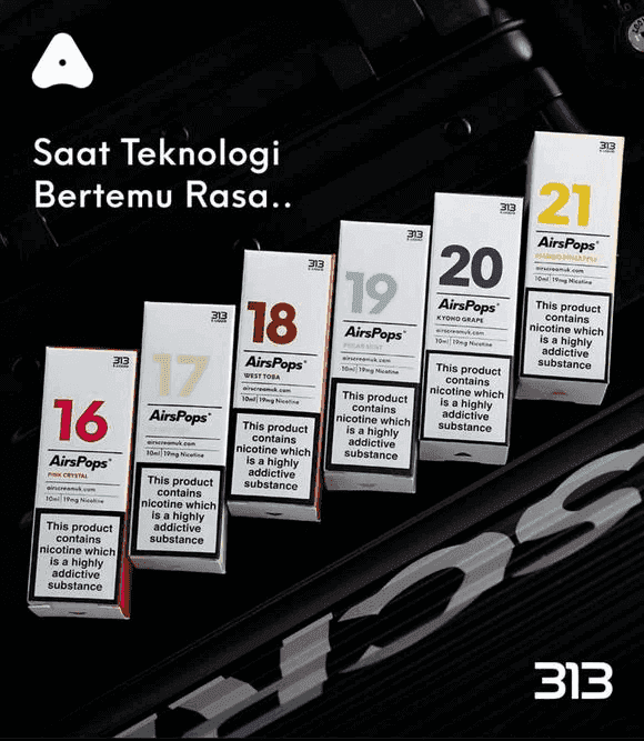 AIRSCREAM AIRSPOPS 313 數字電子煙小煙油官網台灣現貨:圖片 5