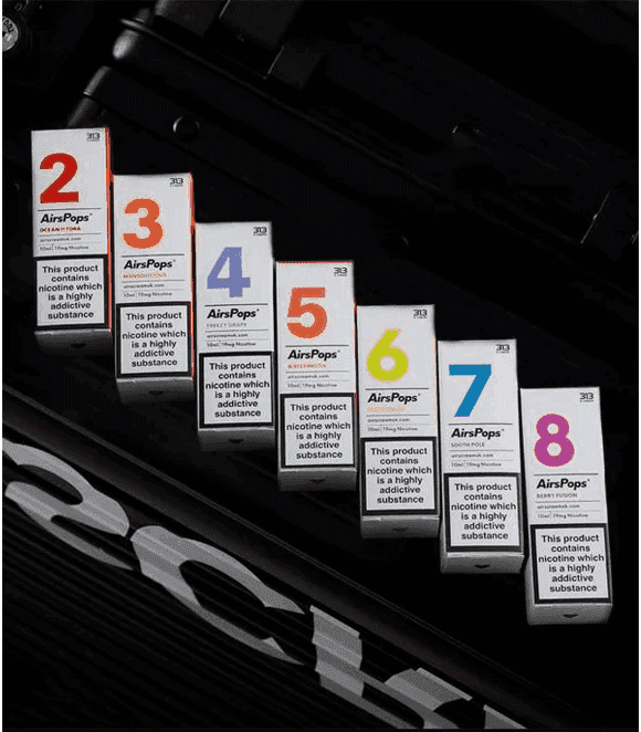 AIRSCREAM AIRSPOPS 313 數字電子煙小煙油官網台灣現貨:圖片 6