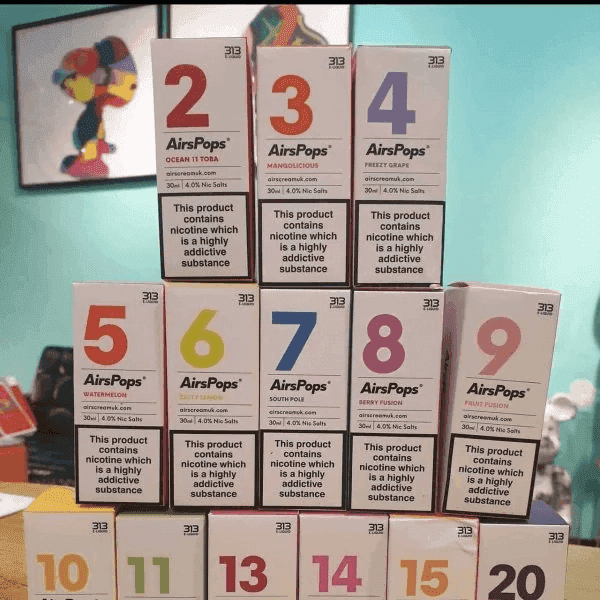 AIRSCREAM AIRSPOPS 313 數字電子煙小煙油官網台灣現貨:圖片 8