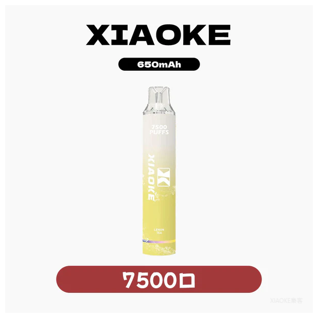 XIAOKE梟客電子煙拋棄式7500口炫酷發光設計【25種口味】