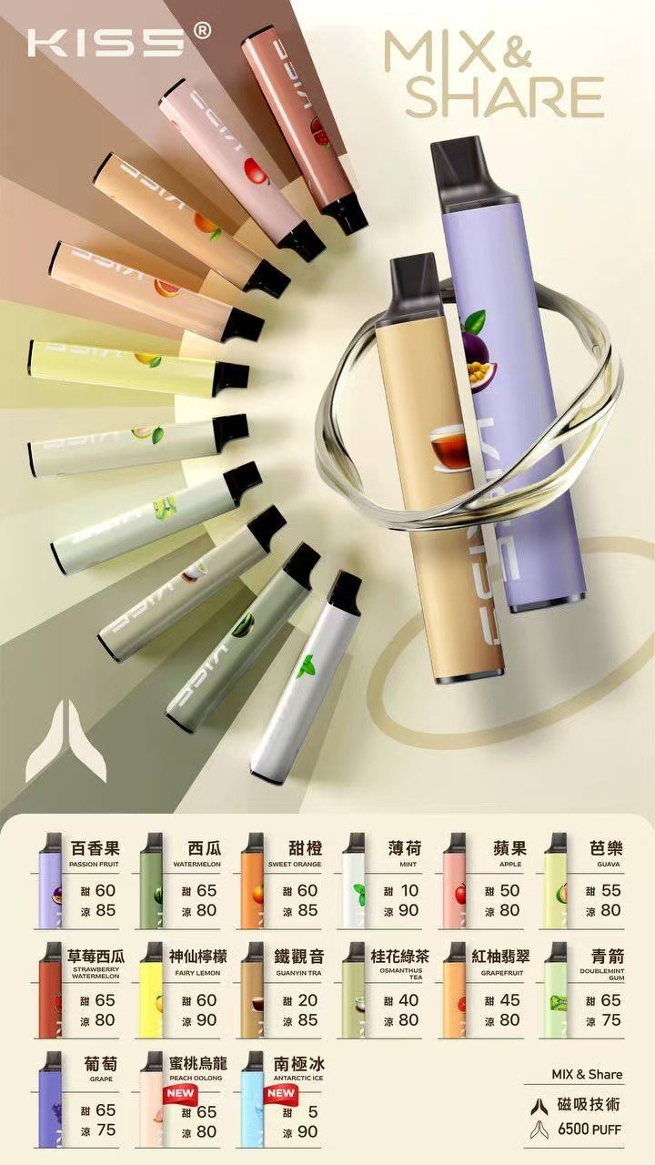 凱斯 KISS一次性/拋棄式電子煙 6500口:圖片 2