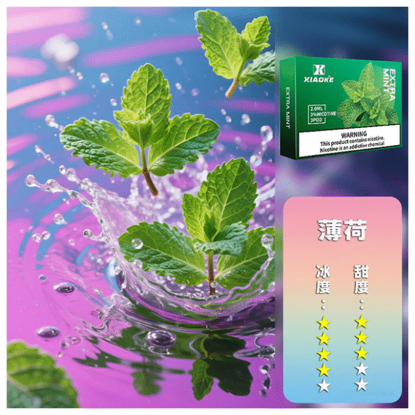 XIAOKE梟客電子煙五代菸彈3顆入【薄荷】適配五代主機