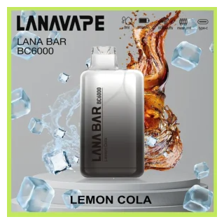 Lana拉娜拋棄式一次性電子煙|Lana Bar BC6000 Puffs|可樂