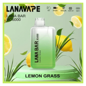 Lana拉娜拋棄式一次性電子煙|Lana Bar BC6000 Puffs|檸檬草