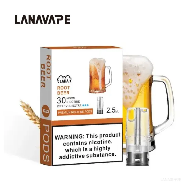 lana拉娜電子煙一代煙彈 換彈設計 2.5mlX3枚入|沙士