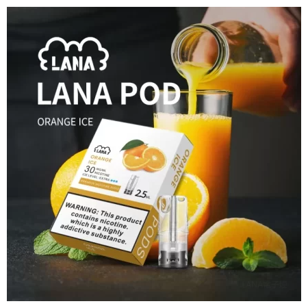 lana拉娜電子煙一代煙彈 換彈設計 2.5mlX3枚入|橙汁