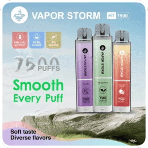 VAPOR STORM風暴辣妹電子煙一次性拋棄式主機充電7500口（5%）