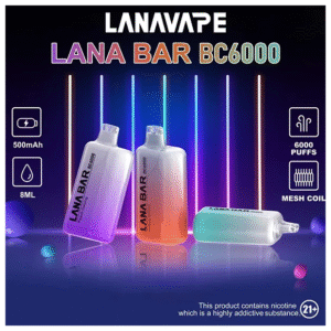 Lana拉娜拋棄式一次性電子煙|Lana Bar BC6000 Puffs|可充電 濃郁口感
