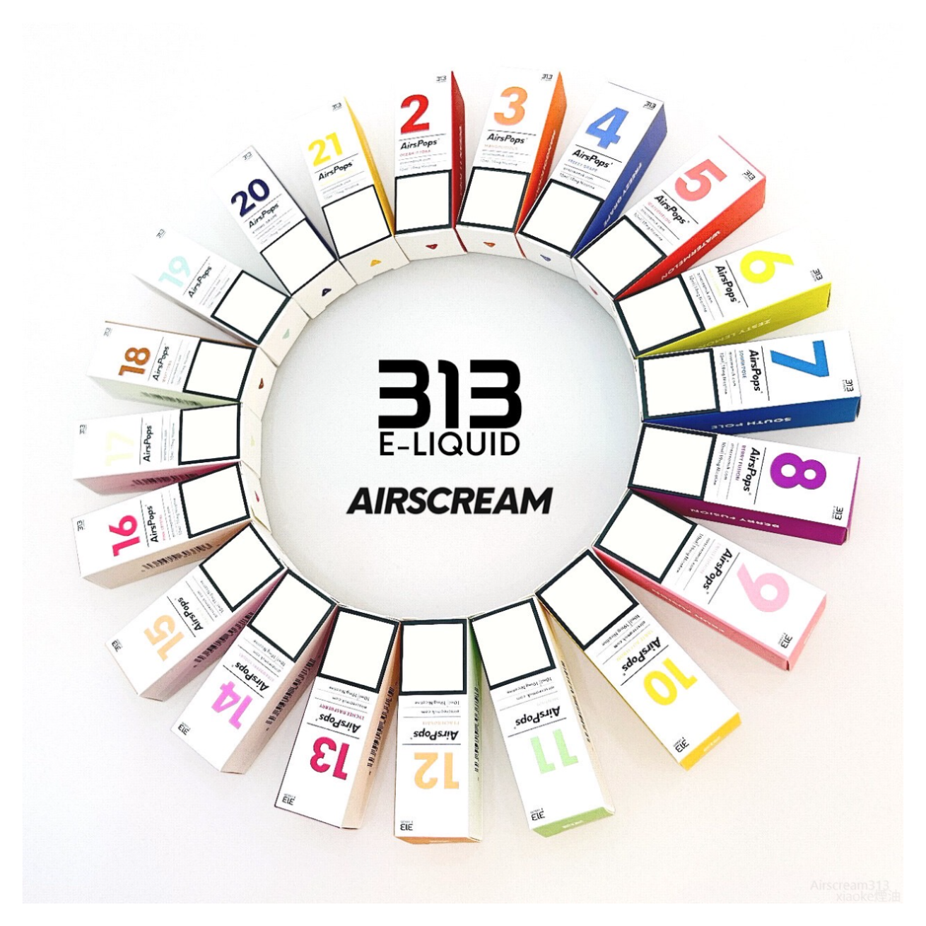 AIRSCREAM AIRSPOPS 313 數字電子煙小煙油官網台灣現貨