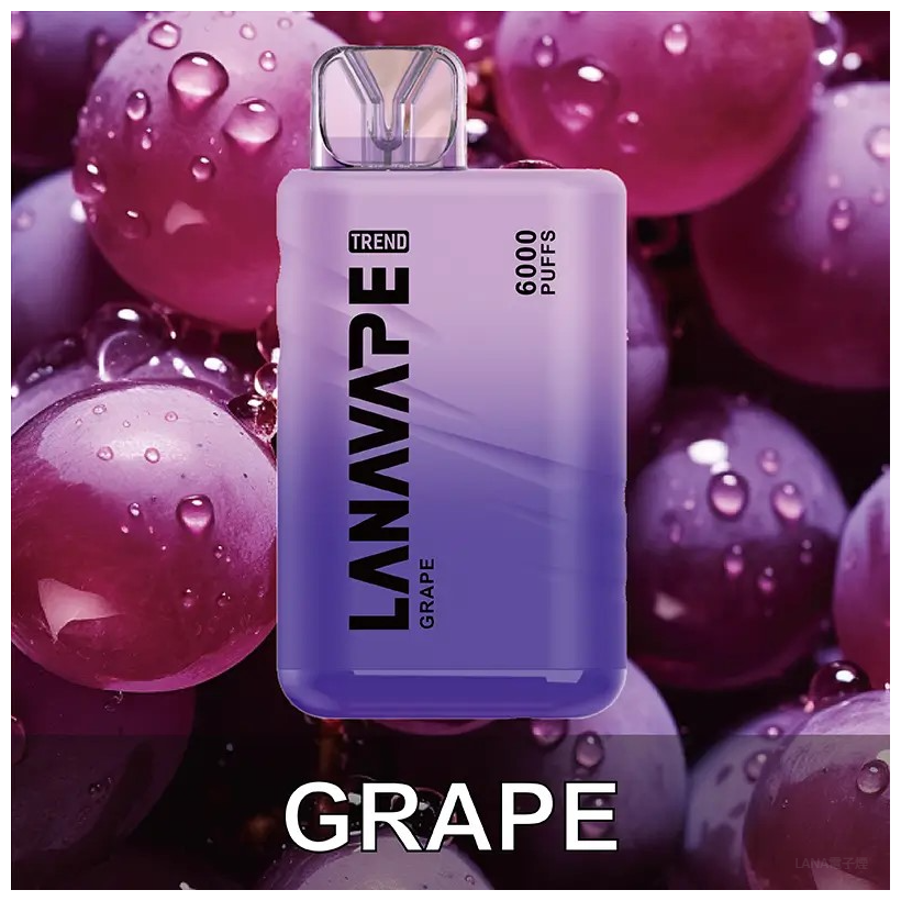 Lana拉娜拋棄式一次性電子煙|Lana Bar BC6000 Puffs|葡萄