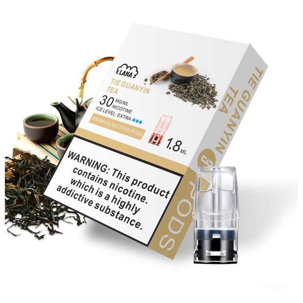 lana拉娜電子煙煙彈 換彈設計 LANA POD 2.5mlX3枚入|鐵觀音